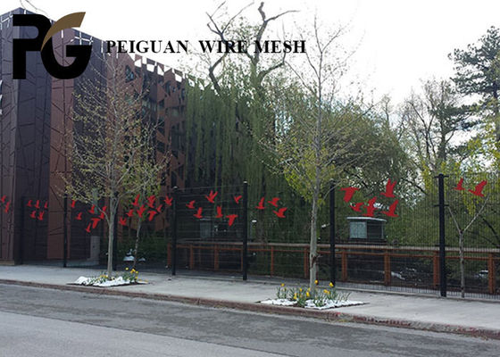 PVC Coated 868 Twin Wire Mesh Fencing