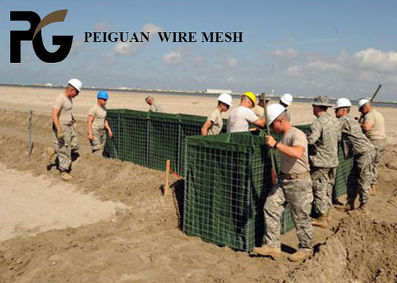 Anti Explosion  Defensive Barriers , 4mm Military Sand Wall  Barrier