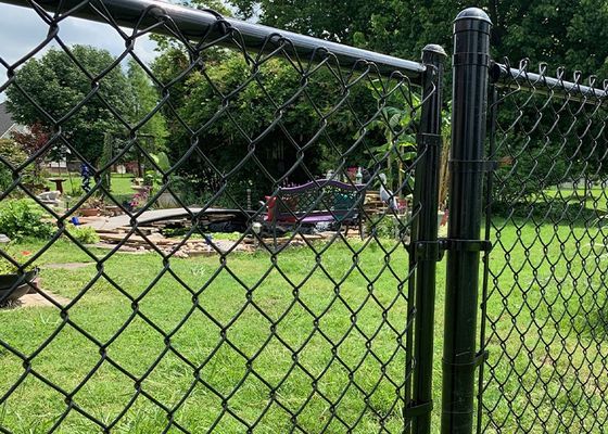 6 Foot 1.8 M Diamond Mesh Fence 9 Gauge Sports Field